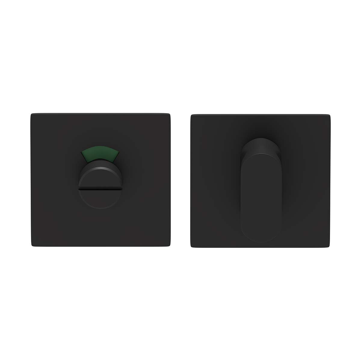 Skantrae Toiletgarnituur Squared Flat Zwart